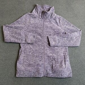 Alpine Design Jacket Womens XL Purple Fleece Full Zip Pockets Outdoor Warm